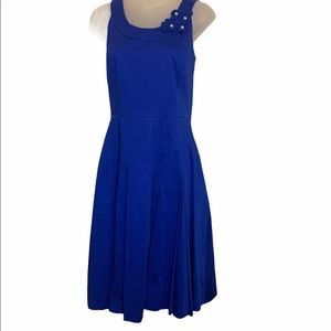 Calvin Klein Colbert Fit and Flare Midi Dress Sz 8